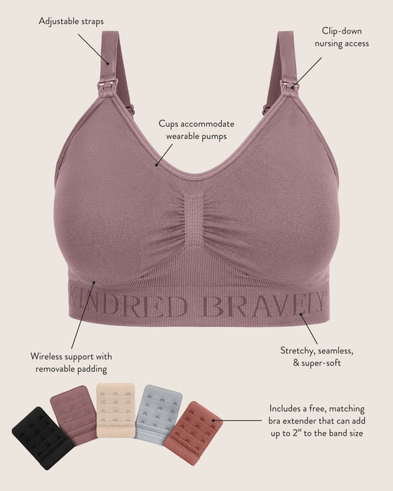 Kindred Bravely Simply Sublime® Nursing Bra | Redwood