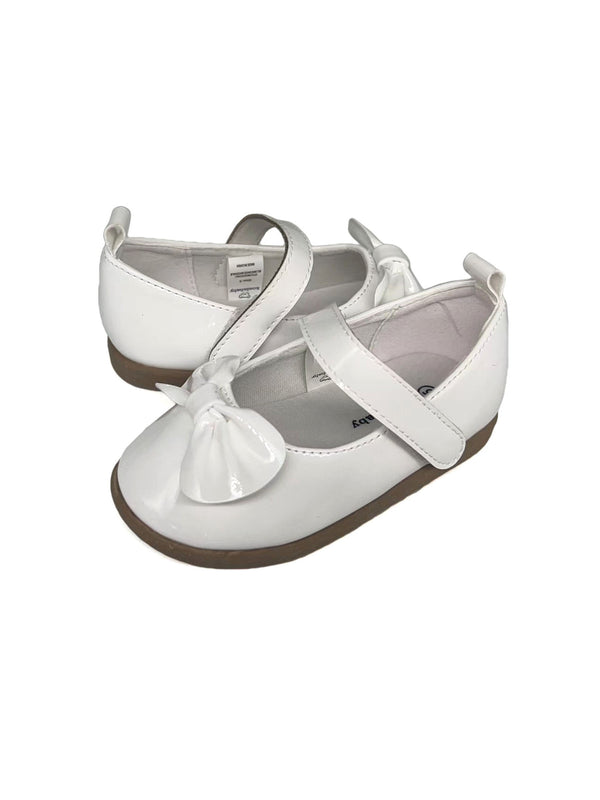 Koala Baby Bow Mary Jane Shoe in White