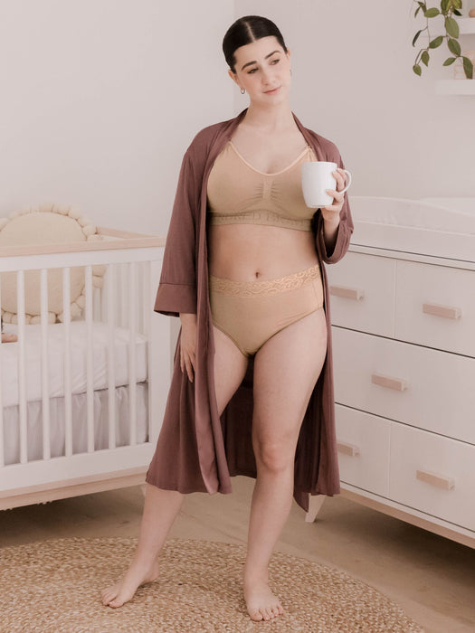 Kindred Bravely High-Waisted Postpartum Underwear Pack | Assorted Neutrals