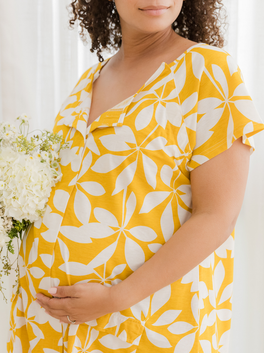 Kindred Bravely Universal Labor & Delivery Gown | Honey Leaf