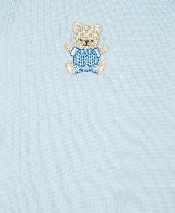 Little Me Cute Bear 3 Pack Bodysuits - Blue