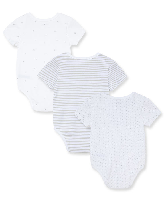 Little Me Welcome to the World 3 Pack Bodysuits