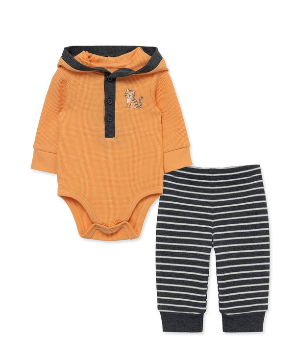 Little Me Tiger Bodysuit Pant Set