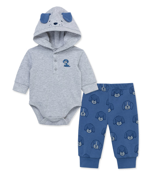 Little Me Puppy Bodysuit Pant Set