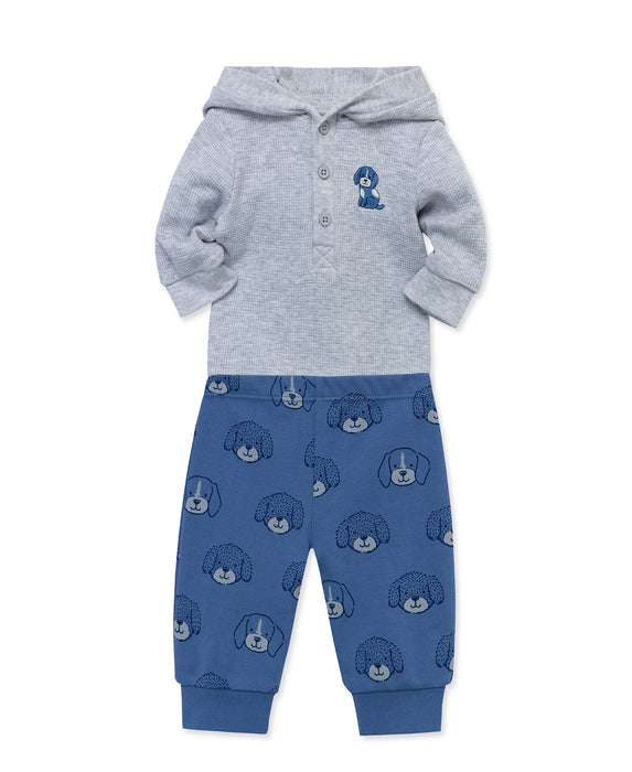 Little Me Puppy Bodysuit Pant Set