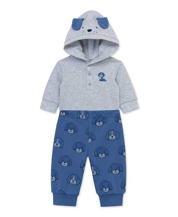 Little Me Puppy Bodysuit Pant Set