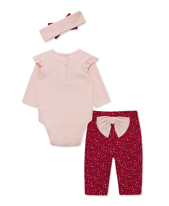 Little Me Cute Fox Bodysuit Set with Headband