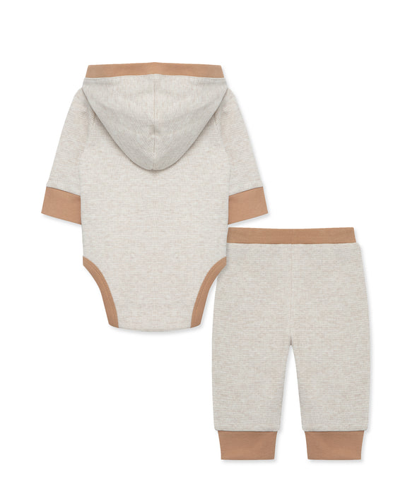 Simply Little Me Oatmeal Bodysuit Pant Set