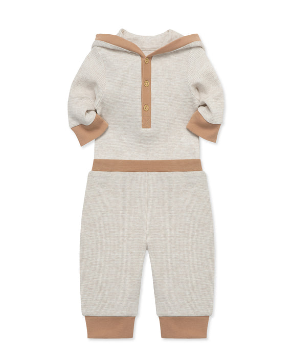 Simply Little Me Oatmeal Bodysuit Pant Set