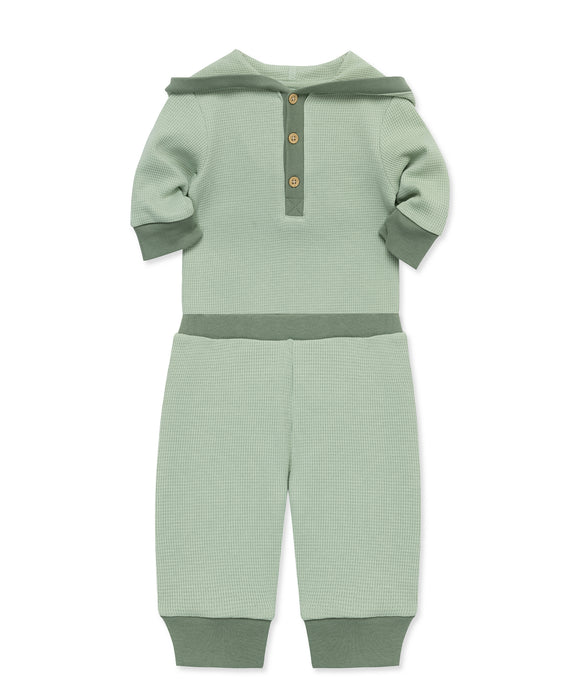 Simply Little Me Green Bodysuit Pant Set