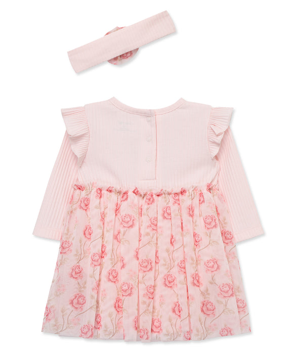 Little Me Roses Tutu Dress with Headband