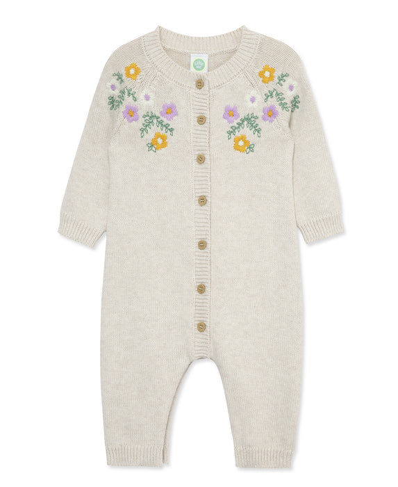 Little Me Garland Sweater Coverall