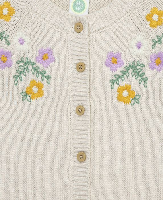 Little Me Garland Sweater Coverall