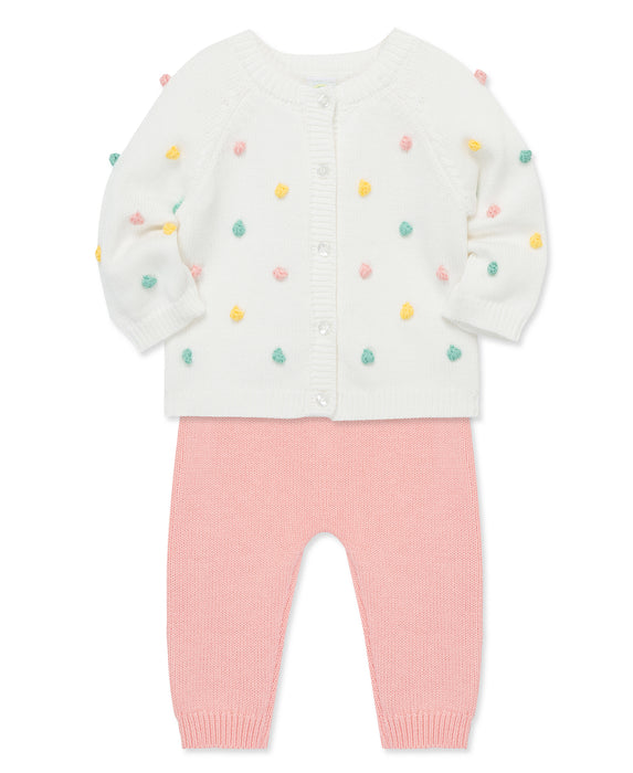 Little Me Dots Sweater Set