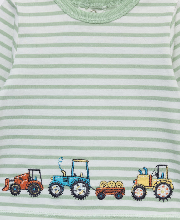 Little Me Tractor Jogger Set with Socks