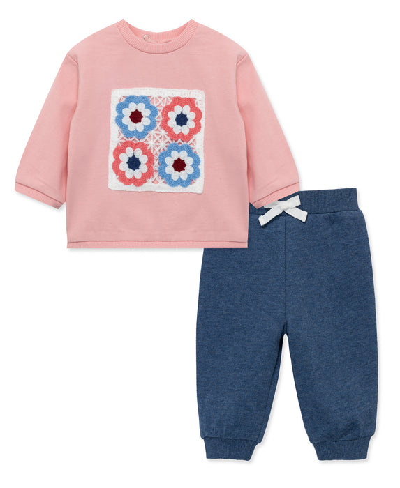 Little Me Crochet Active Set