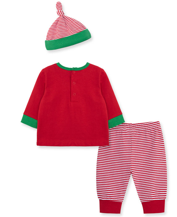 Little Me Deer Jogger Set with Hat