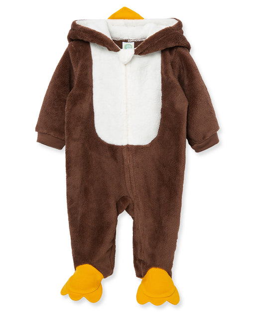 Little Me Turkey Minky Fleece Footie