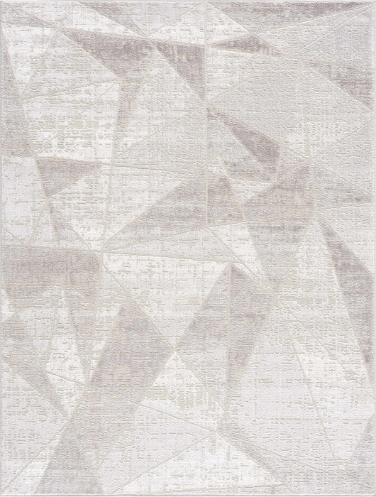 Hauteloom Basia Gray Geometric Modern Rug - Limited Edition