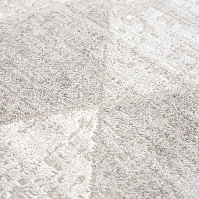 Hauteloom Basia Gray Geometric Modern Rug - Limited Edition