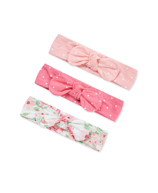 Little Me Lush Floral 3 Pack Headband Set