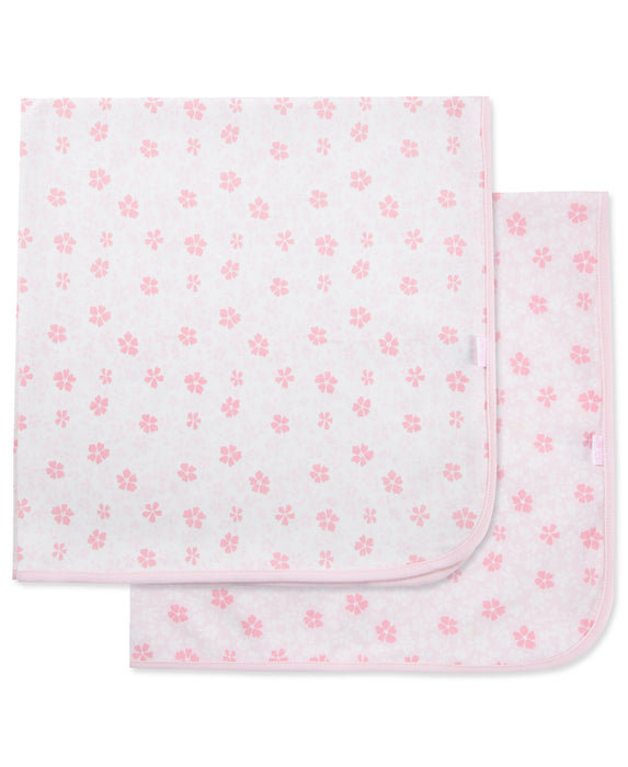 Little Me Petals 2 Pack Receiving Blankets