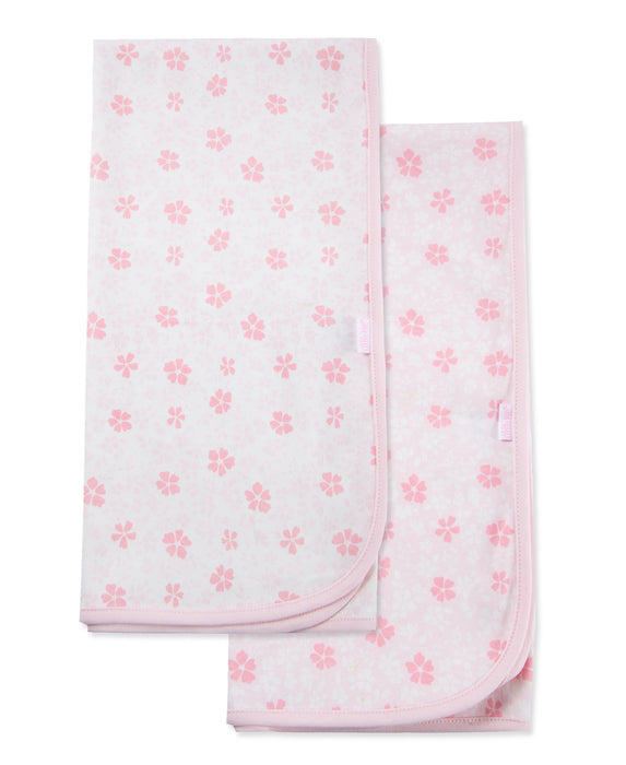 Little Me Petals 2 Pack Receiving Blankets