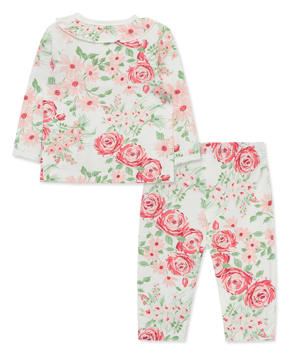 Little Me Lush Floral 2 Pack Cardigan Set