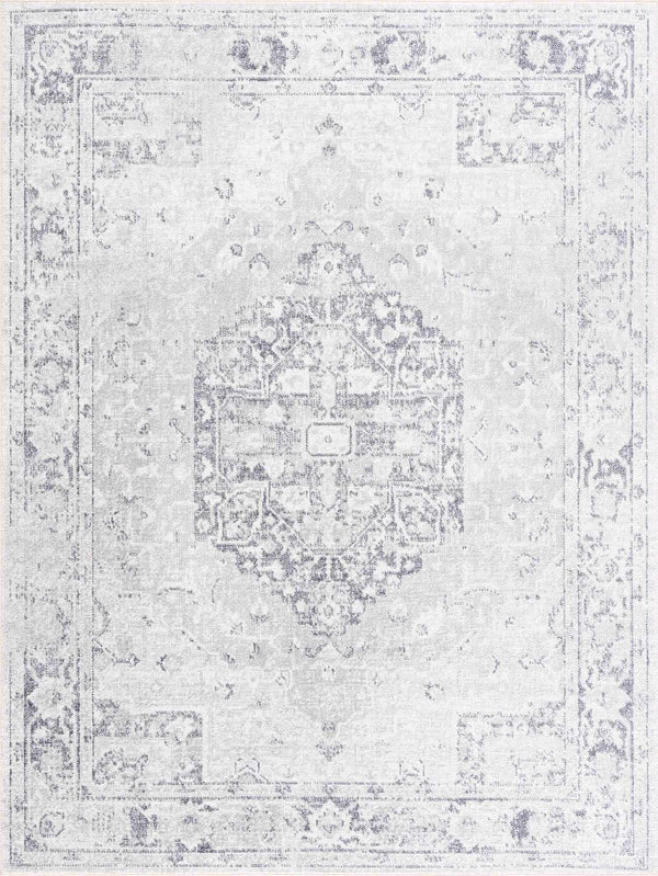 Hauteloom Akram Cream & Antrasit Washable Area Rug