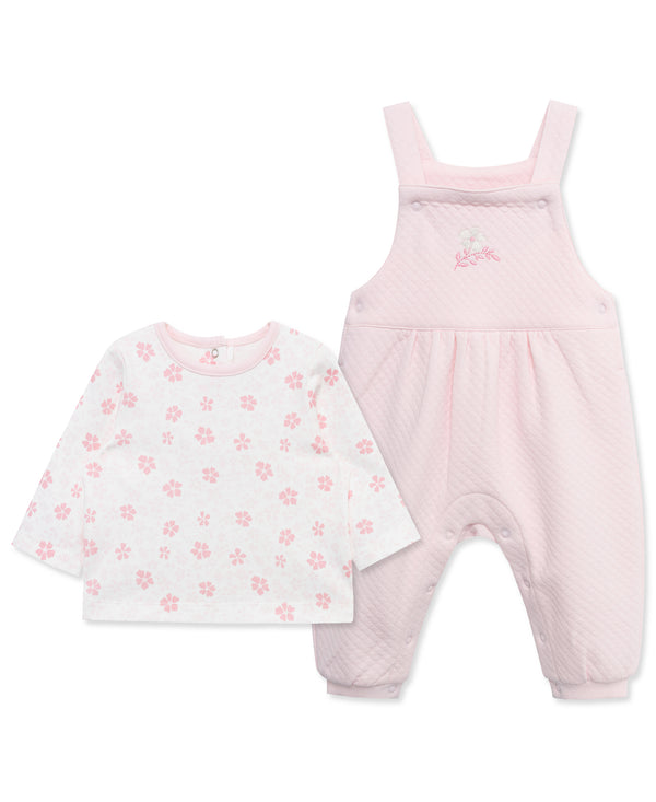 Little Me Petals Overall Set