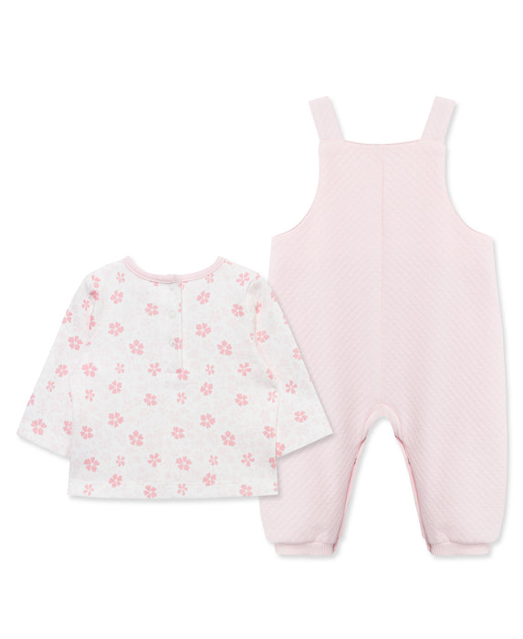 Little Me Petals Overall Set