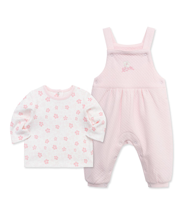 Little Me Petals Overall Set