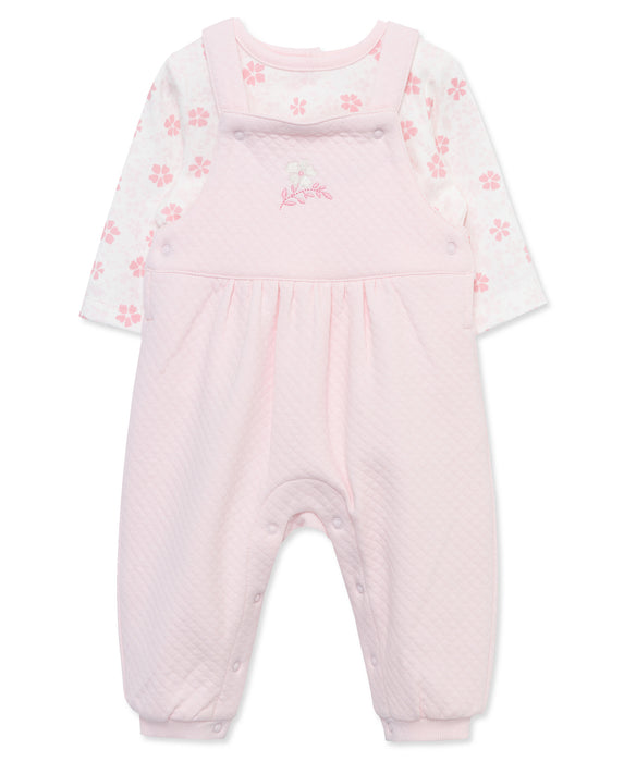 Little Me Petals Overall Set