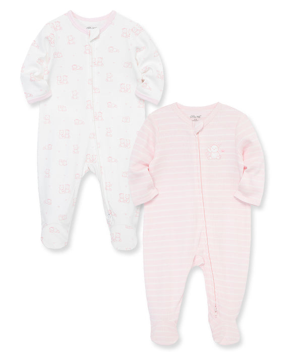 Little Me Girls' Charms Footies 2 Pack