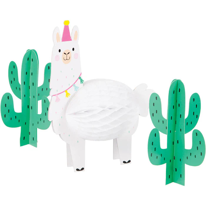 Party Decorations LLama Birthday Party Kit for 8 (48 Total Pieces)