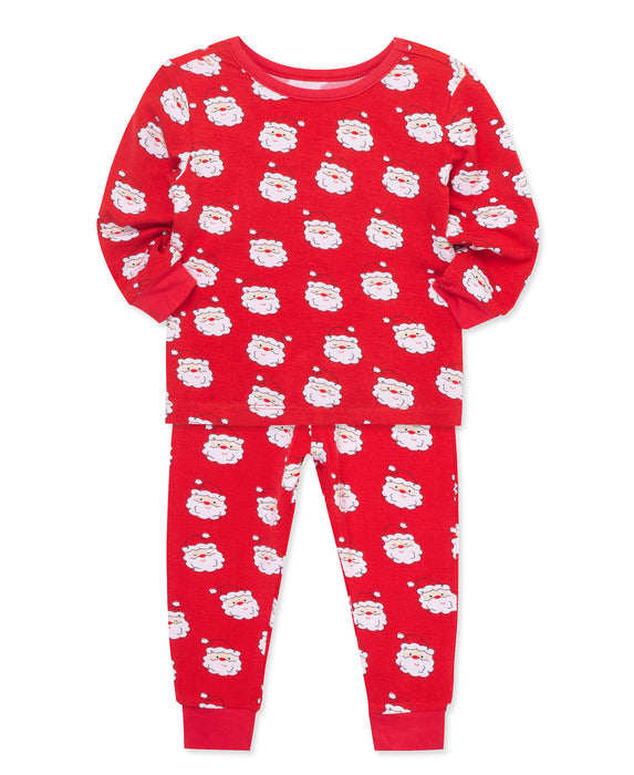 Little Me Santa Bamboo 2 Piece Pajama