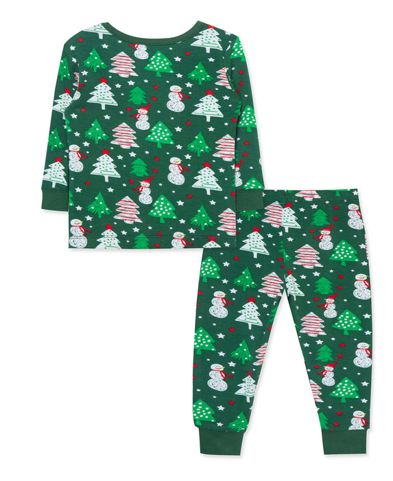 Little Me Snowman Bamboo 2 Piece Pajama