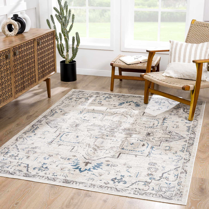 Hauteloom Cabacungan Cream Washable Area Rug - Clearance