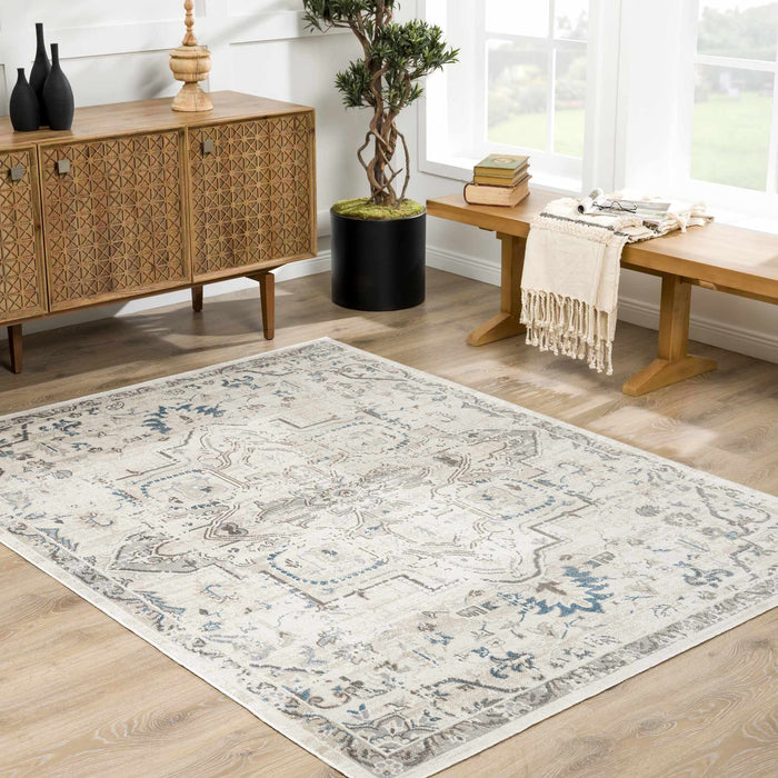 Hauteloom Cabacungan Cream Washable Area Rug - Clearance