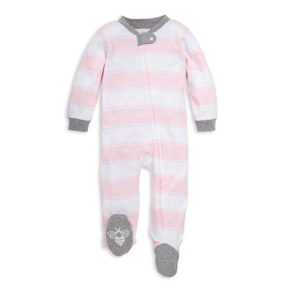 Burt s Bee Baby Rugby Peace Stripe Sleep Play buybuy BABY