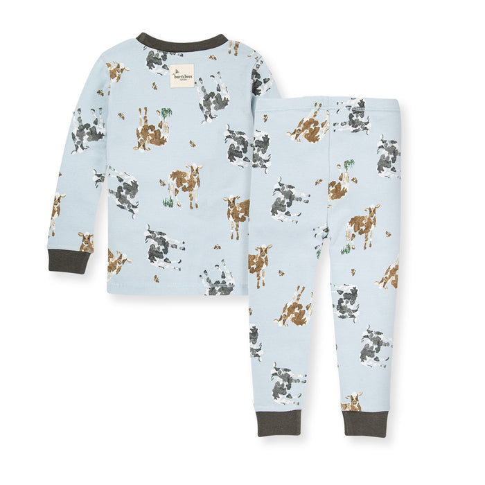 Burt's Bees Little Moo Pajama Set 2 Piece