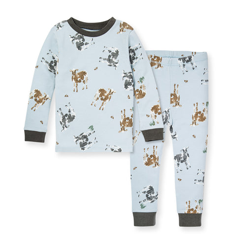 Burt's Bees Little Moo Pajama Set 2 Piece