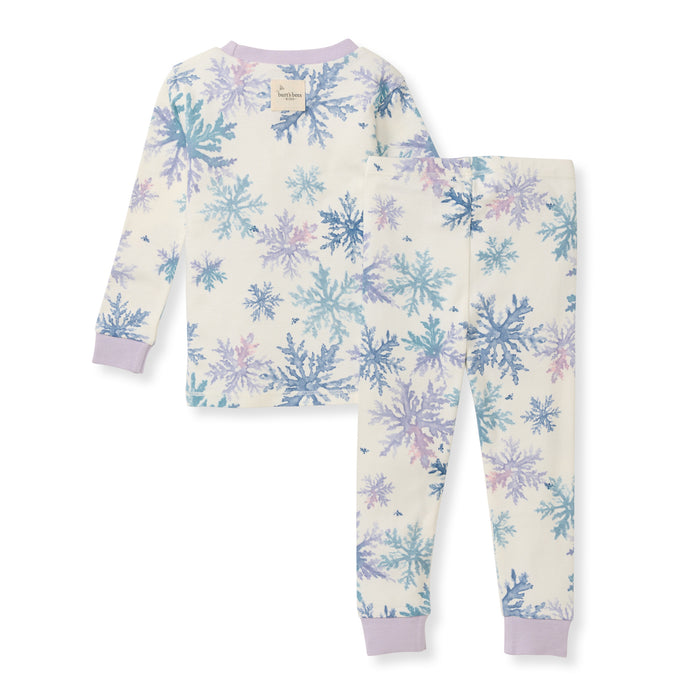 Burt's Bees Snowflake Flurries 2 Piece Pajama Set