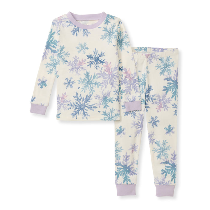 Burt's Bees Snowflake Flurries 2 Piece Pajama Set