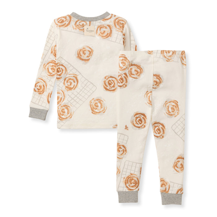 Burt's Bees Gooey Cinnamon Rolls 2 Piece Pajama Set