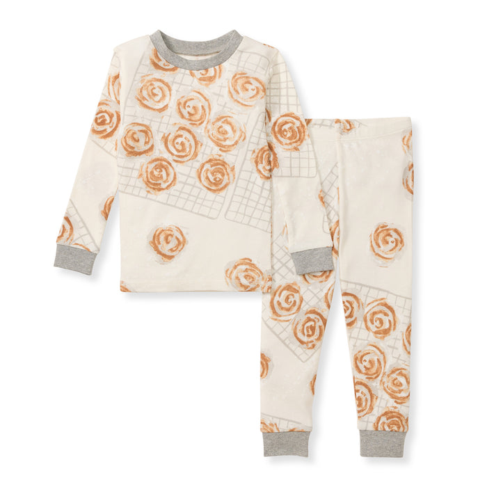 Burt's Bees Gooey Cinnamon Rolls 2 Piece Pajama Set