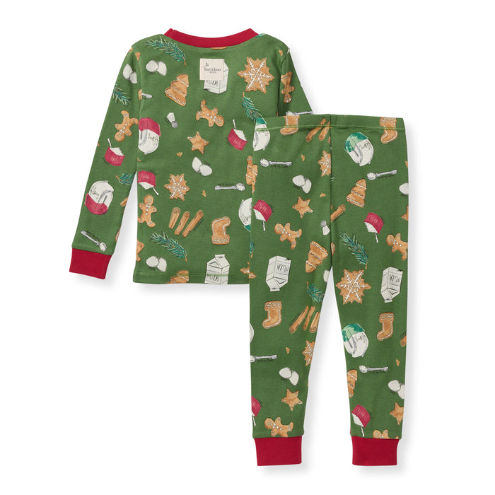 Burt's Bees Holiday Cookies 2 Piece PJ Set