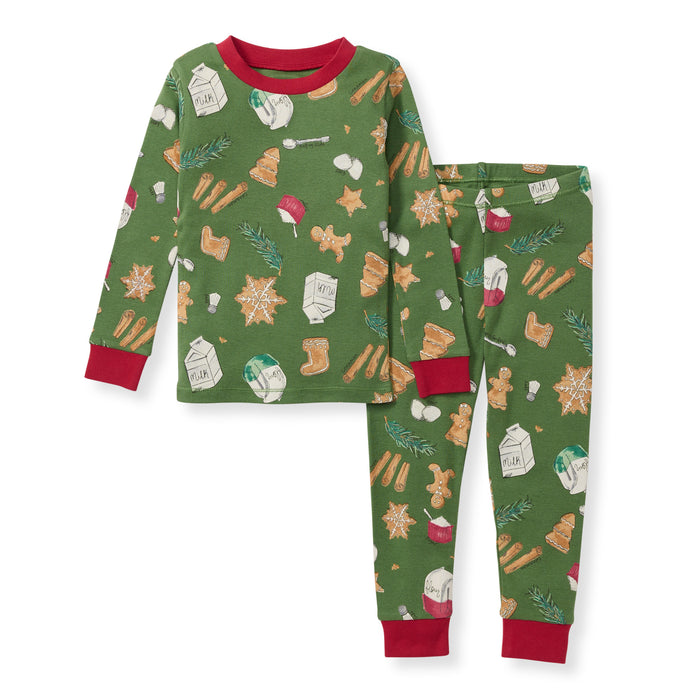 Burt's Bees Holiday Cookies 2 Piece PJ Set