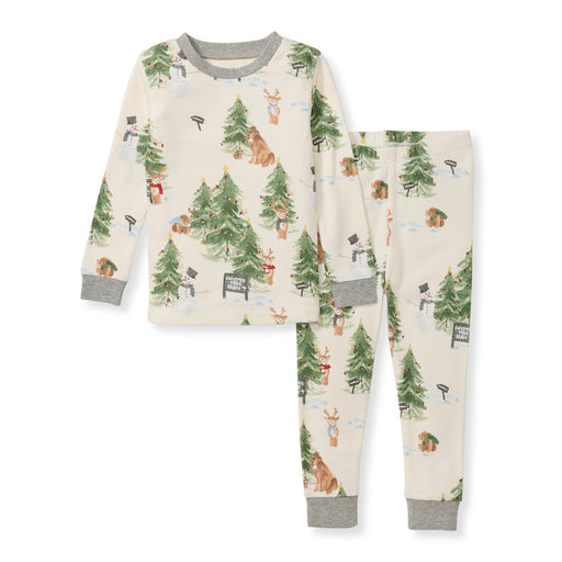 Burt's Bees Christmas Tree Farm 2 Piece Pajama Set