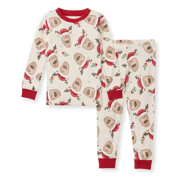 Burt's Bees Guide My Sleigh 2 Piece Pajama Set